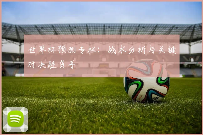 世界杯预测专栏：战术分析与关键对决胜负手