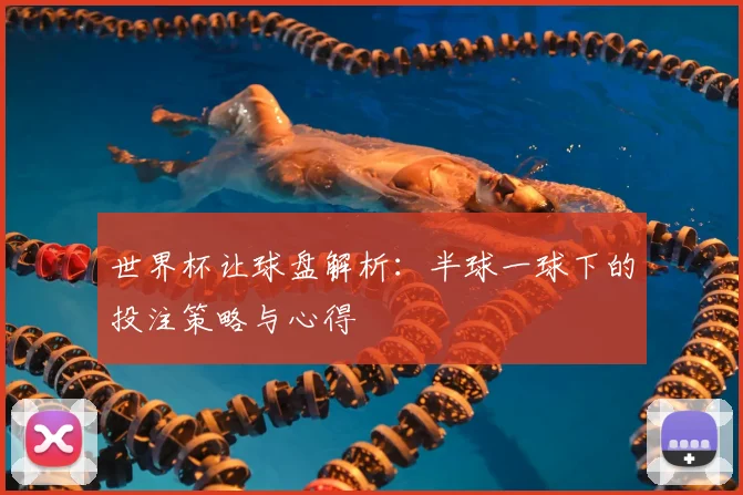 世界杯让球盘解析：半球一球下的投注策略与心得